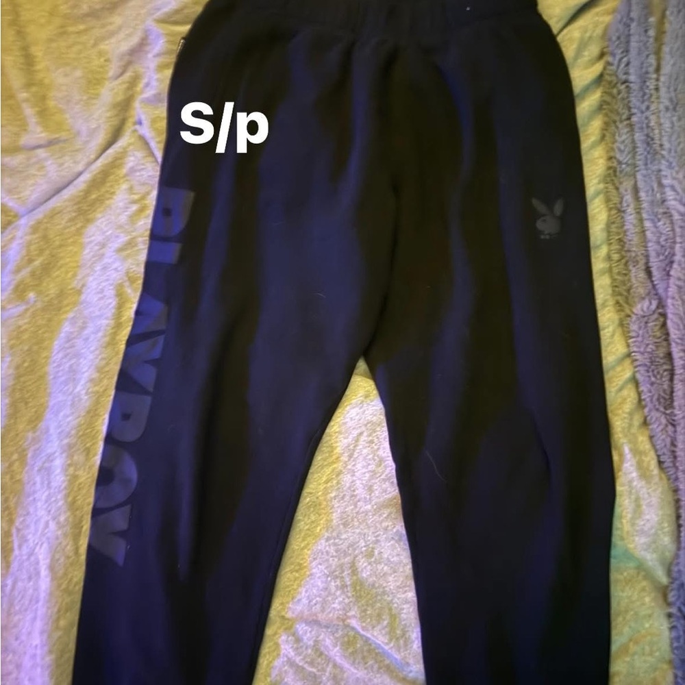 PLAYBOY Kids Black Sweatpants
